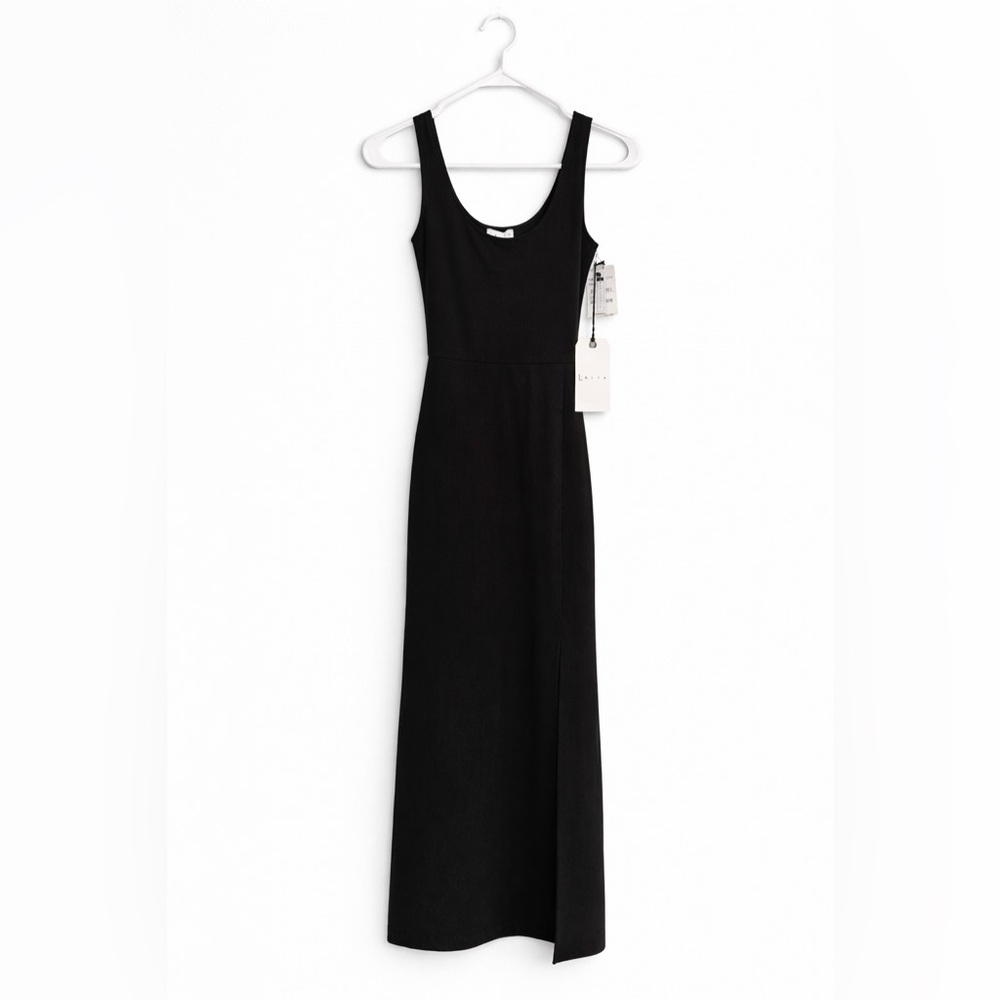 Leith Black Midi Dress NWT XXS